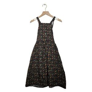 Nellie Quats Vita Liberty Print Pinafore Dress Size 10 Floral Cotton